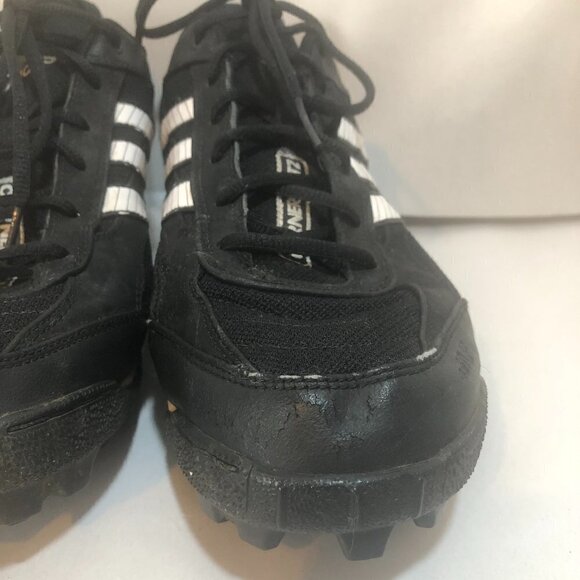 ADIDAS Cleats Mens Size 12 Black White Adituff Athletic Shoes - Picture 6 of 13